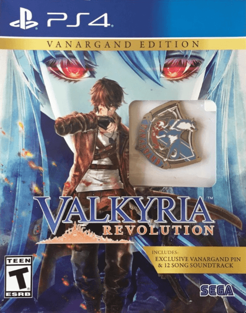 Valkyria Revolution: Vanargand Edition box art for Playstation 4